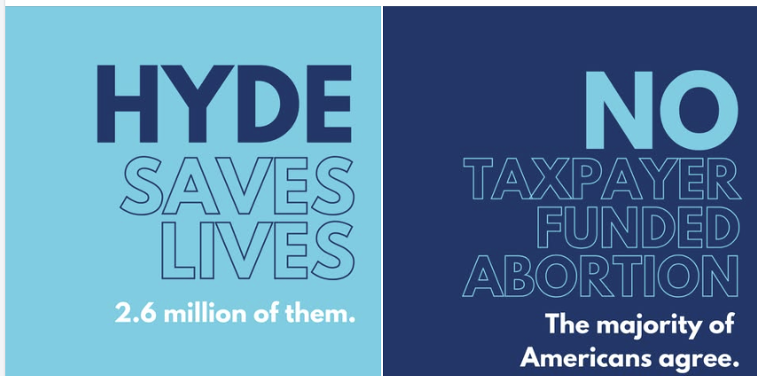 Hyde Amendment saved 2.6 million babies