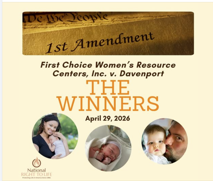 Victory for Life and the 1st Amendment! SCOTUS rules 9-0: New Jersey crisis pregnancy centers have standing to fight back against New Jersey’s AG’s abusive donor subpoena in federal court.