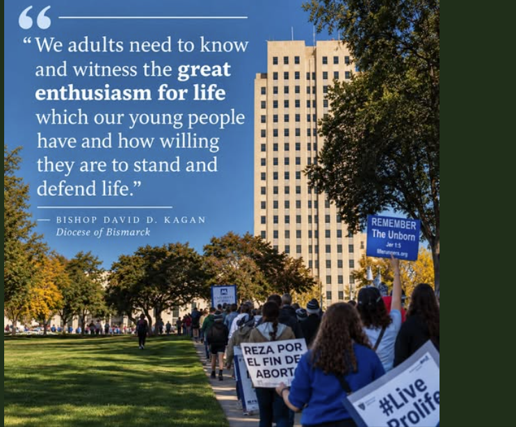 Join us for the North Dakota March for Life on Friday, October 9, in Bismarck!